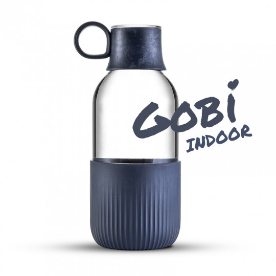 Gourde en verre Gobi Indoor - Anthracite Gourde en verre Gobi Indoor - Anthracite