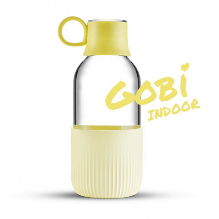 Gourde en verre Gobi Indoor - Jaune Champagne Gourde en verre Gobi Indoor - Jaune Champagne