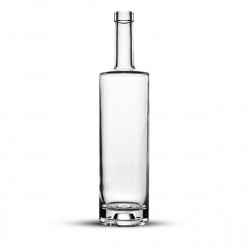 Bouteille vide en verre rhum 70 cl