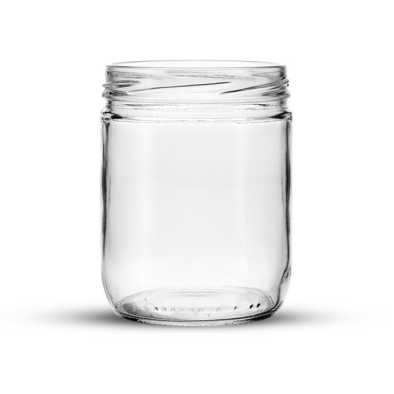Pots en verre vides 45 cl - Bocaux en verre pour conserves 450 ml