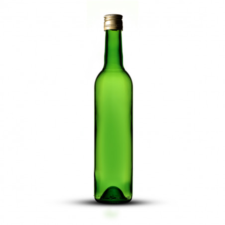 Bouteille à vis 50cl verte  - 2