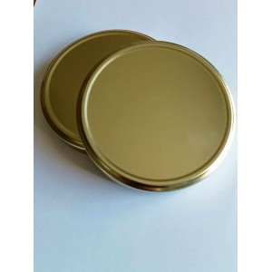 Capsules Twist Off En Or Diamètre 110 Mm - Lot De 5 Pour Bocaux à Conserve, Sans Bouton Clic-clac