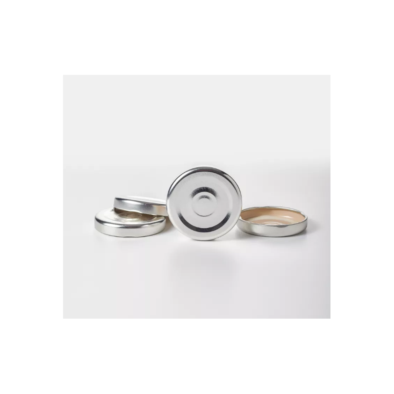 COUVERCLE TWIST OFF 38 STERILISABLE - ARGENTE Boboco - 1