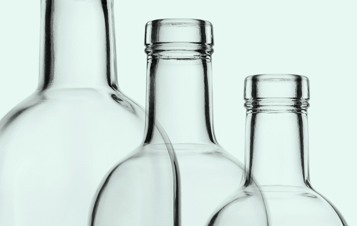 Bouteille en verre 75 cl