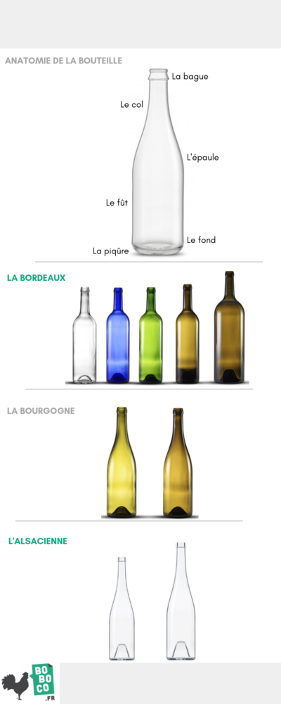 Tout savoir sur les bouteilles de vin