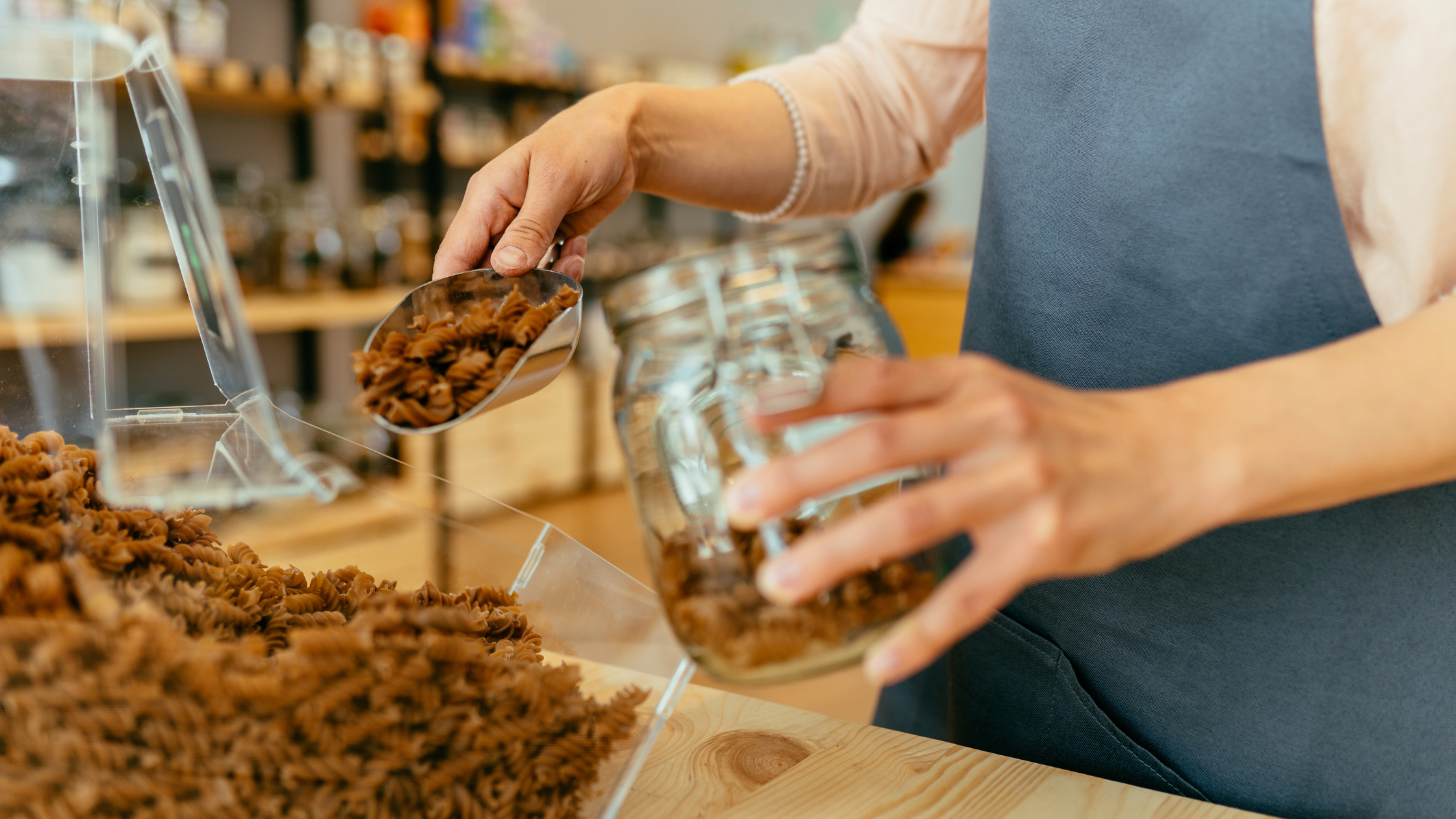 Quel contenant prévoir par quantité d'aliments en vrac