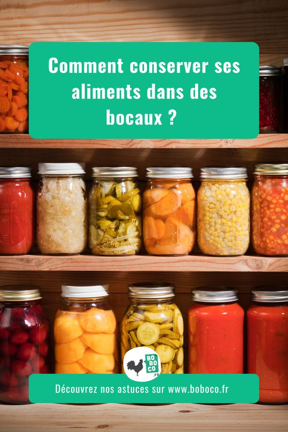 Comment stériliser vos bocaux en verre