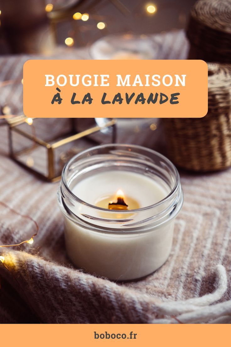 DIY bougie lavande