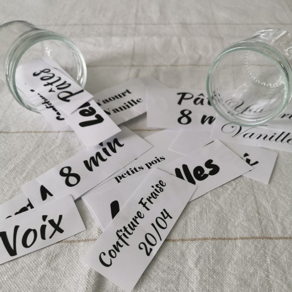 DIY Etiquettes pour bocaux (Blog Zôdio)