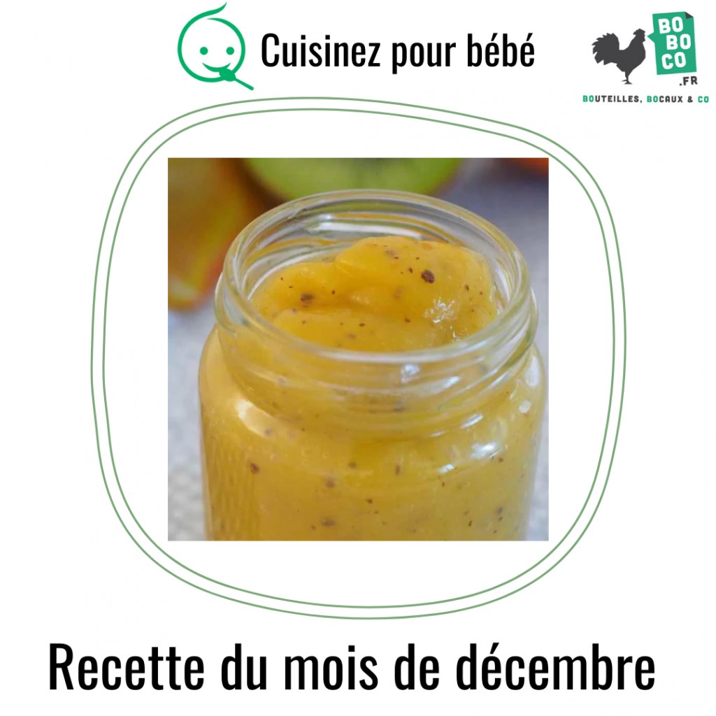 Compote pomme kiwi mangue