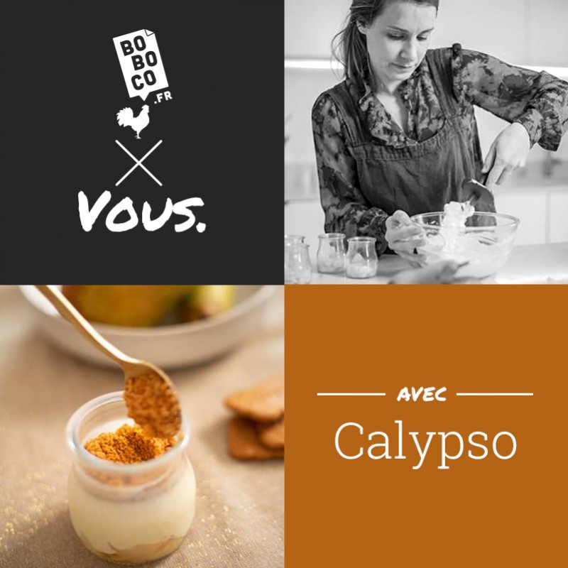 Recette de pots de poires au mascarpone par L'Atelier de Calypso