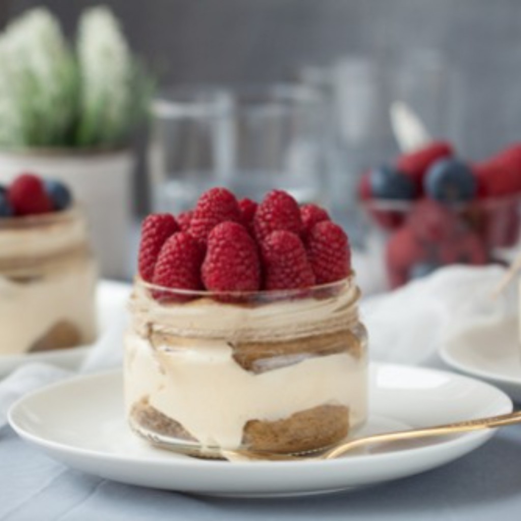 Tiramisu framboise spéculoos