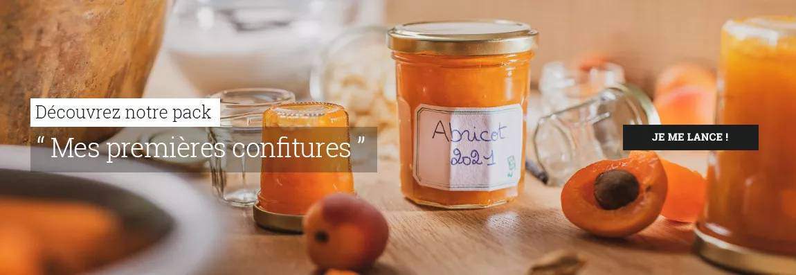 Prêt à vous lancer dans vos 1ères confitures? ce pack est fait pour vous !